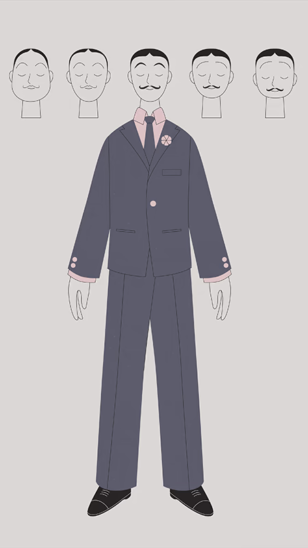 Redesign of the character Fefè - option 1.