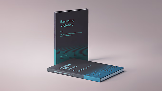 Photo of the books "Exusing Violence" and "Apologie della violenza".
